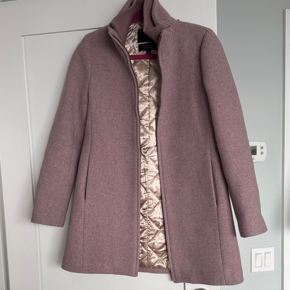 J Crew Italian Stadium Cloth coat Nello Court